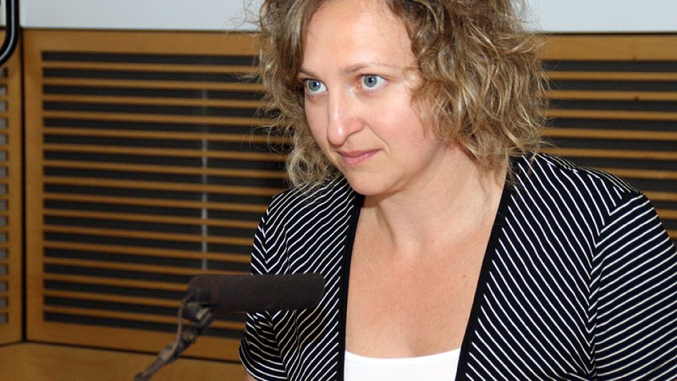 Zpravodajka Lenka Kabrhelová