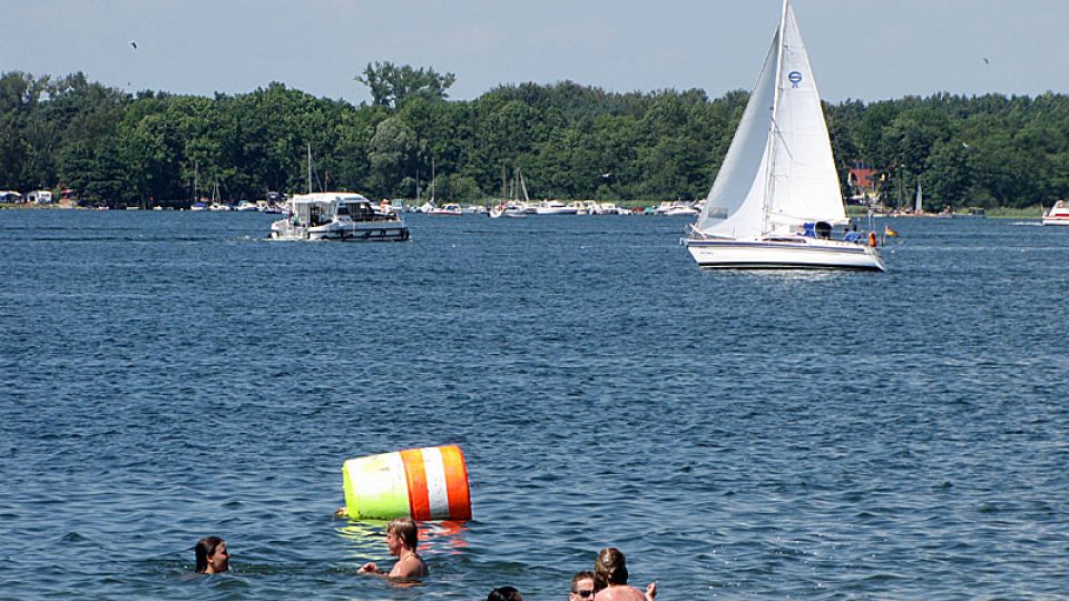 Lodě na jezeře Müritz