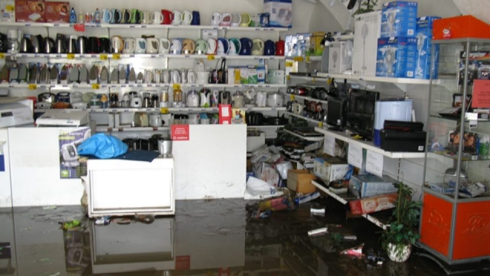 Škody po povodni ve Frýdlantu