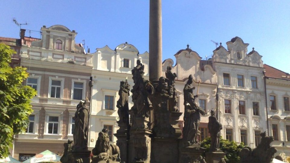 Mariánský sloup na Pernštýnském náměstí