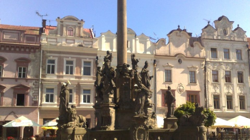 Mariánský sloup na Pernštýnském náměstí