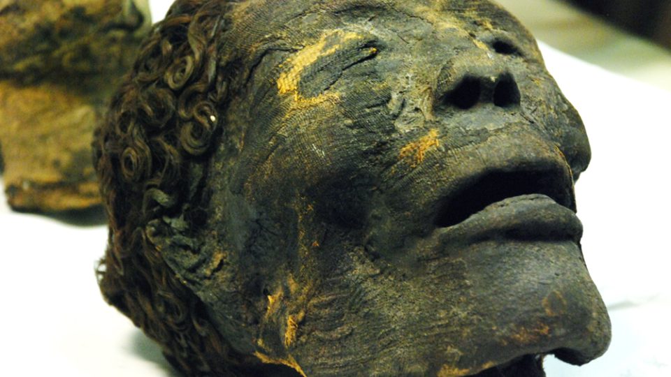 Skenování egyptských mumií