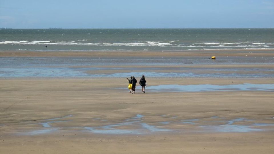 Pláž v Trouville | foto: Jan Pokorný Pláž v Trouville