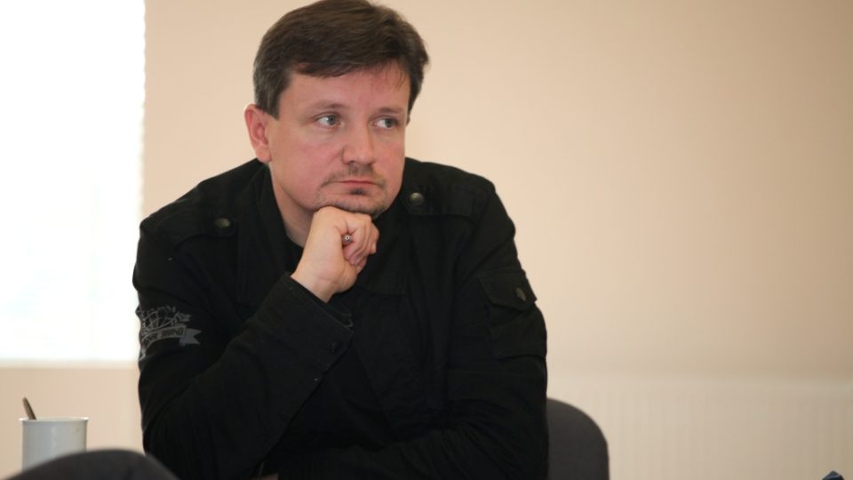 Porota IV. soutěžní kategorie (scénárista, moderátor a reportér Miroslav Vaňura)