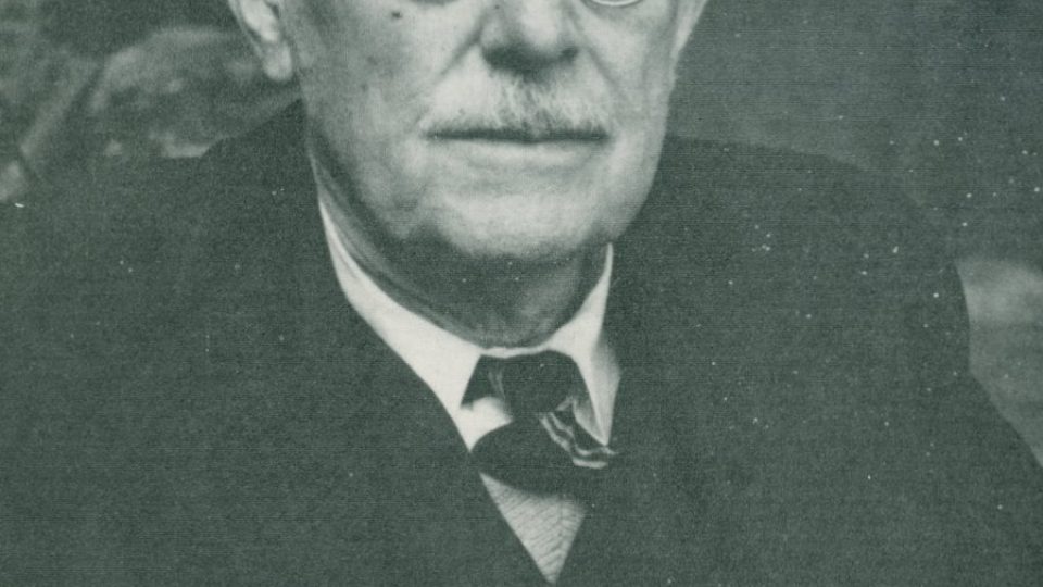 Prof. Absolon ve svých 80 letech, 1957 (z archivu V. Absolonové a J. Rubína)
