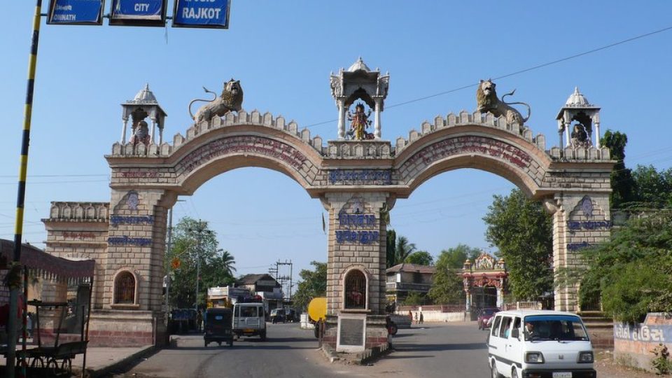 Ozdobná hinduistická brána