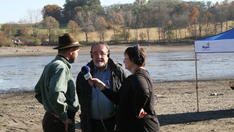 Výlov rybníku Musík u Dublovic na Příbramsku