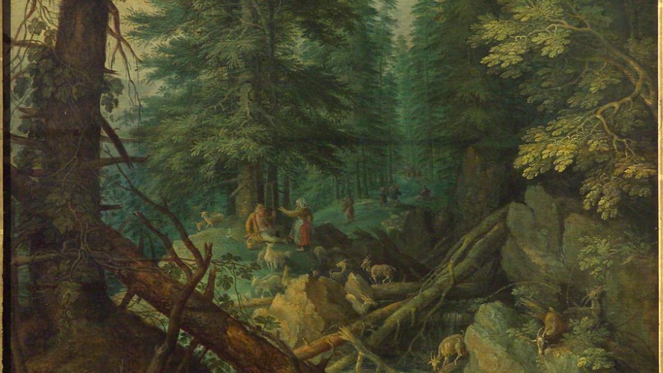 Lesní potok, kolem roku 1611