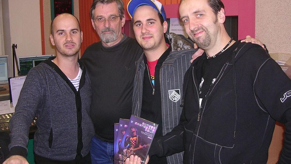 NO NAME ve studiu ČRo HK | foto: Milan Baják NO NAME ve studiu ČRo HK