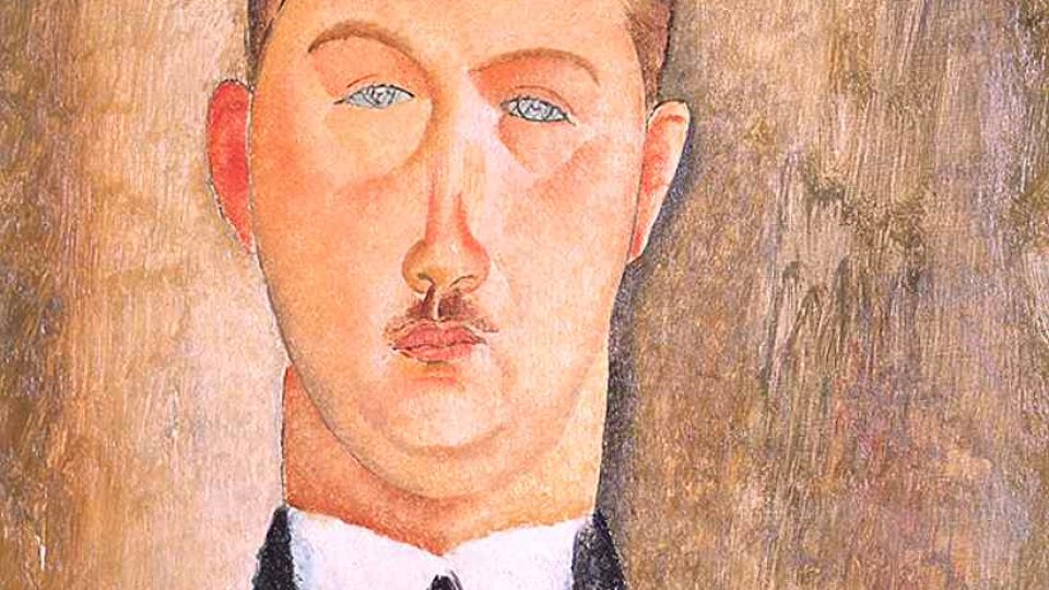 Amadeo Modigliani: Portrait of Dr. Brabander 1918 (olej na plátně)