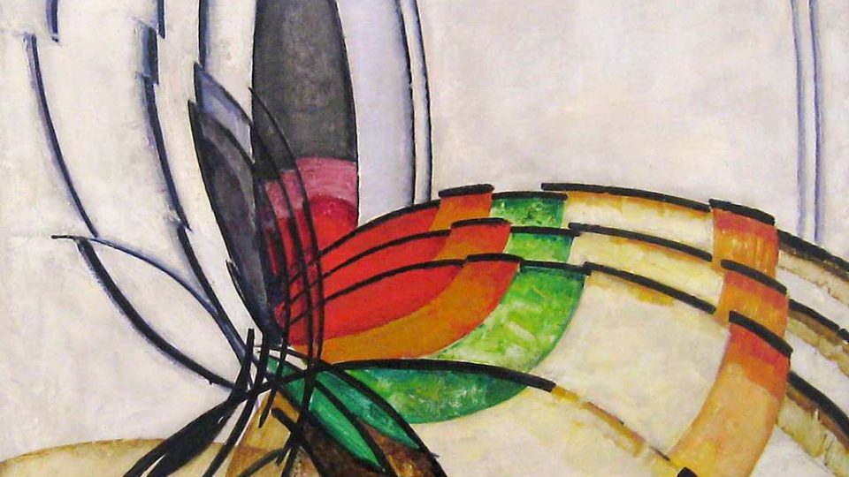 František Kupka: Prisme, 1947 (olejomalba 70x70 cm)