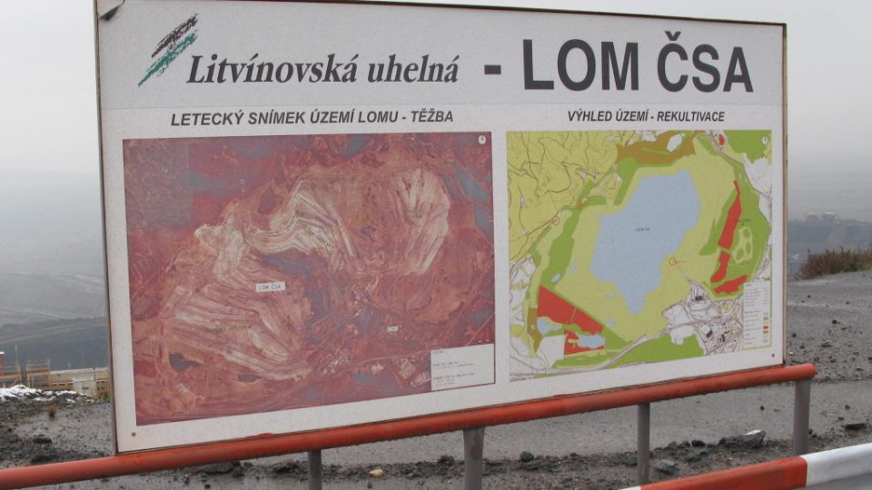 Mapa lomu ČSA