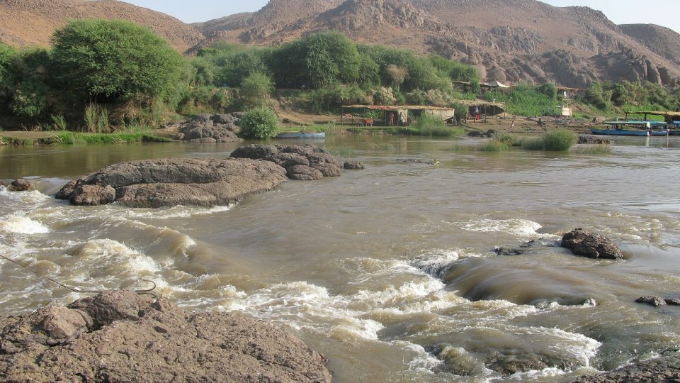 42. Sabaloka, rekreační oblast u Nilu, kam jezdí obyvatelé Chartúmu