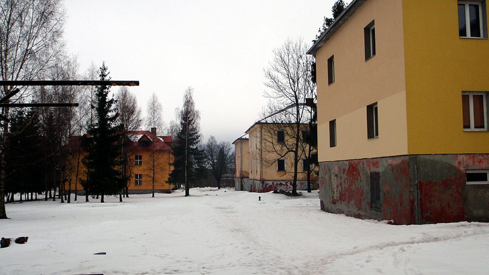 Bývalá sovětská škola v Červené Vodě