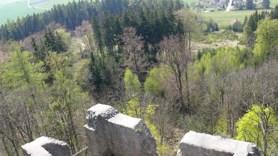 Pohled do původních obytných místností Choustníku