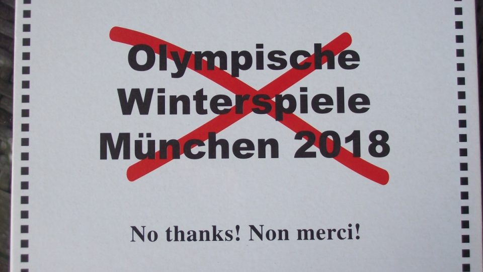Odpůrci olympiády v Mnichově vytáhli do boje s vervou