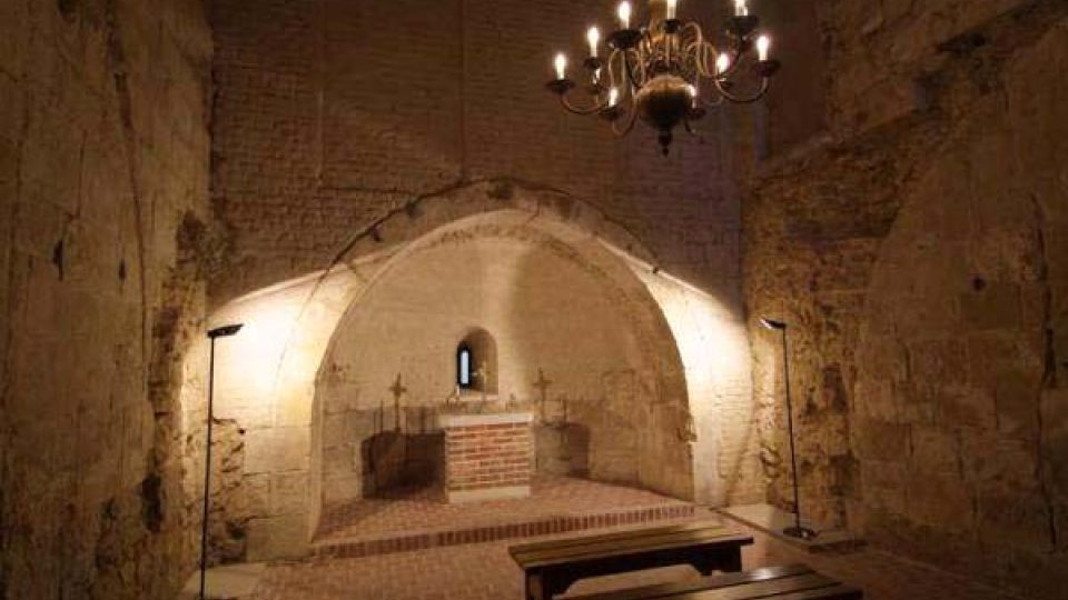 Před odkrytím původních prostor byla v kapli svatého Jana ložnice