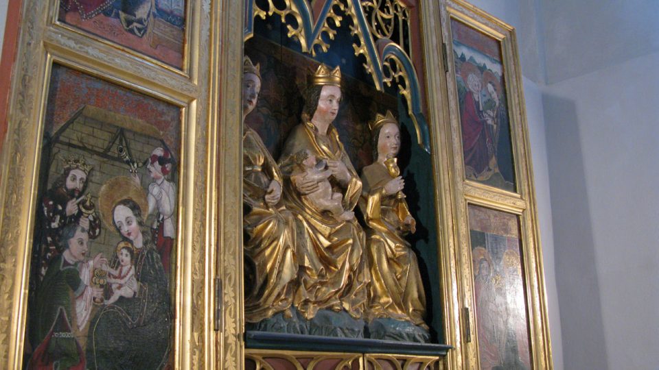 Oltář z kaple Andělů strážných
