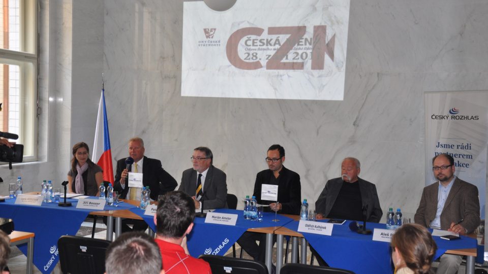 Tisková konference ke křtu knihy Česká měna