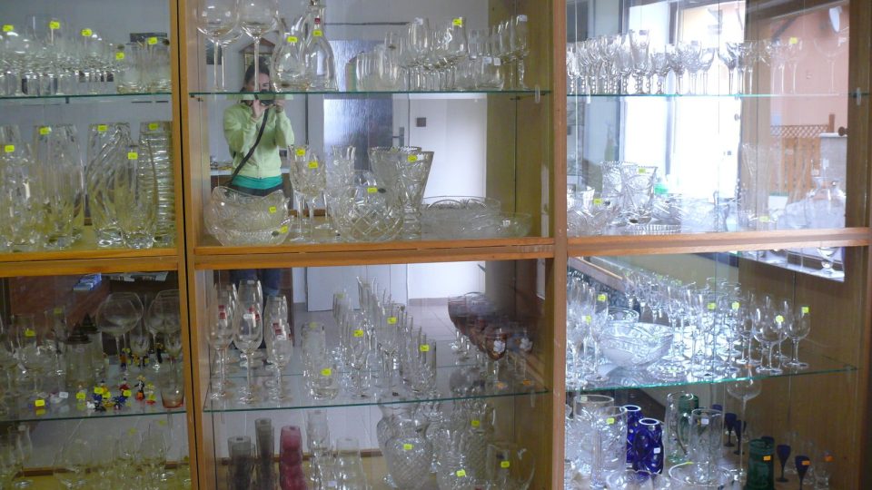 Prodejna výrobků brusírny skla