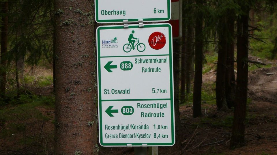 Hornorakouský rozcestník cyklistických tras