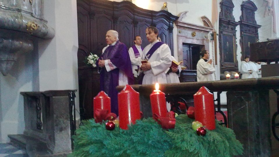 Mikulovský kostel svatého Václava o první adventní neděli