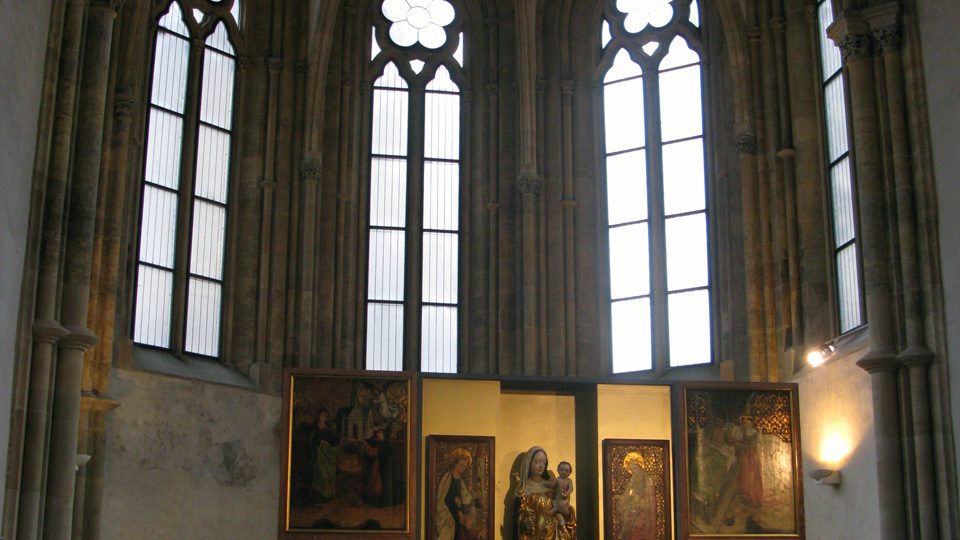 Instalace tzv. Puchnerovy archy na výstavě Sv. Anežka Česká - princezna a řeholnice