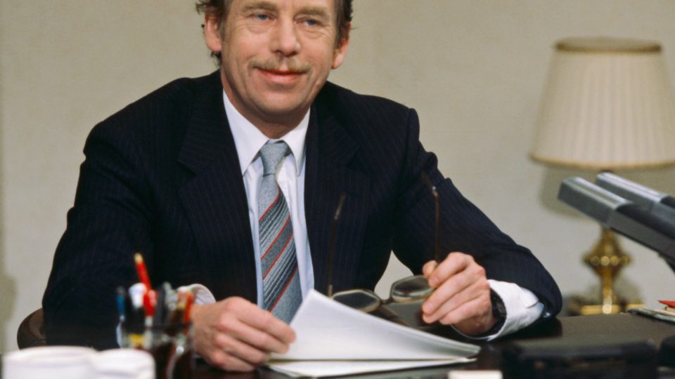 Václav Havel v roce 1990