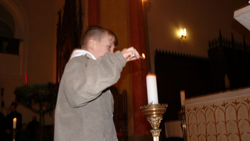 Slavnost předávání Betlémského světla v Českých Budějovicích