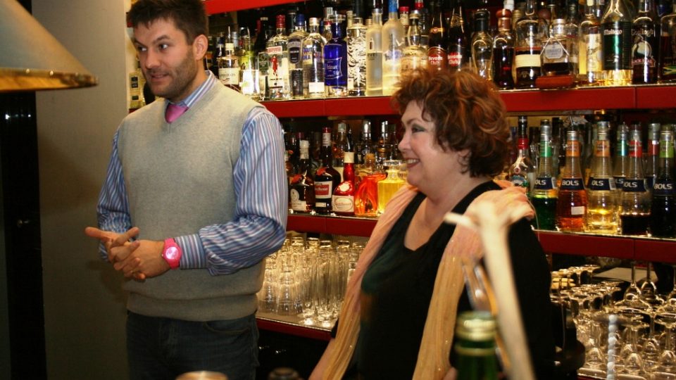 Patrik Rozehnal a Naďa Konvalinková v Bugsys's baru