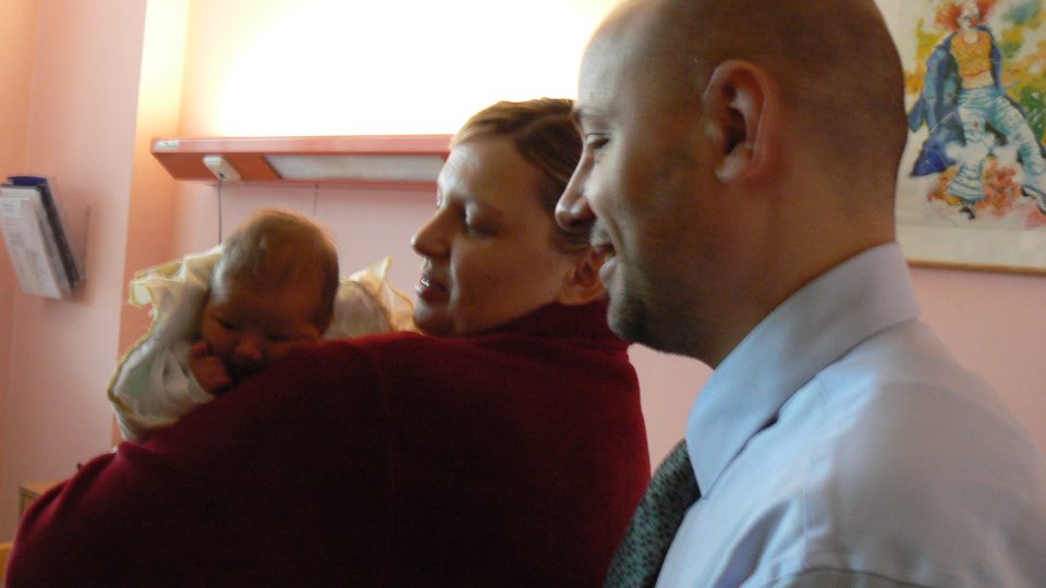 Petra a Lukáš Michlerovi z Chuderova se synem Sebastianem Petra a Lukáš Michlerovi z Chuderova se synem Sebastianem