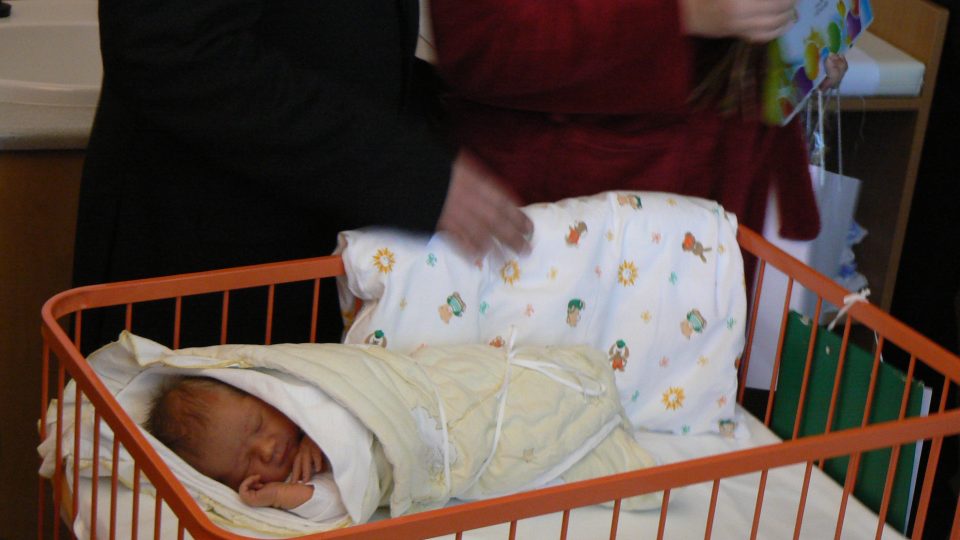 Sebastian Michler z Chuderova, první miminko roku 2012 v Ústeckém kraji