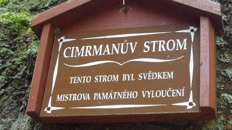 Tabulka Cimrmanův strom