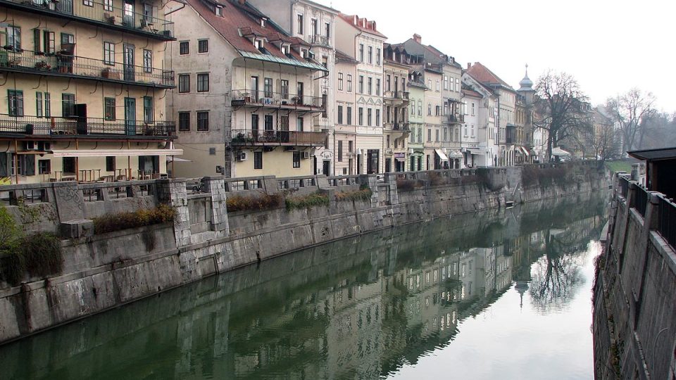 Nábřeží řeky Lublanice