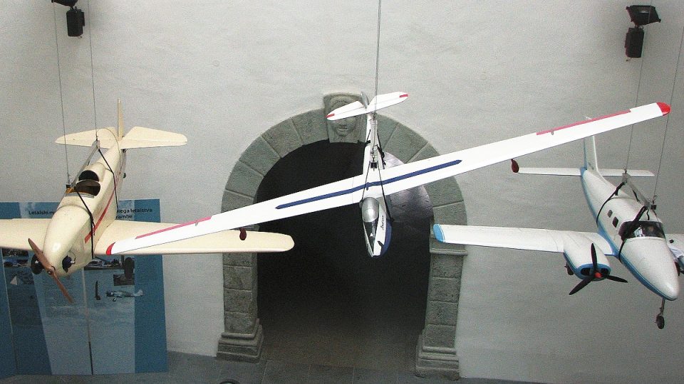 V radovjlickém muzeu jsou k vidění i velké letecké modely