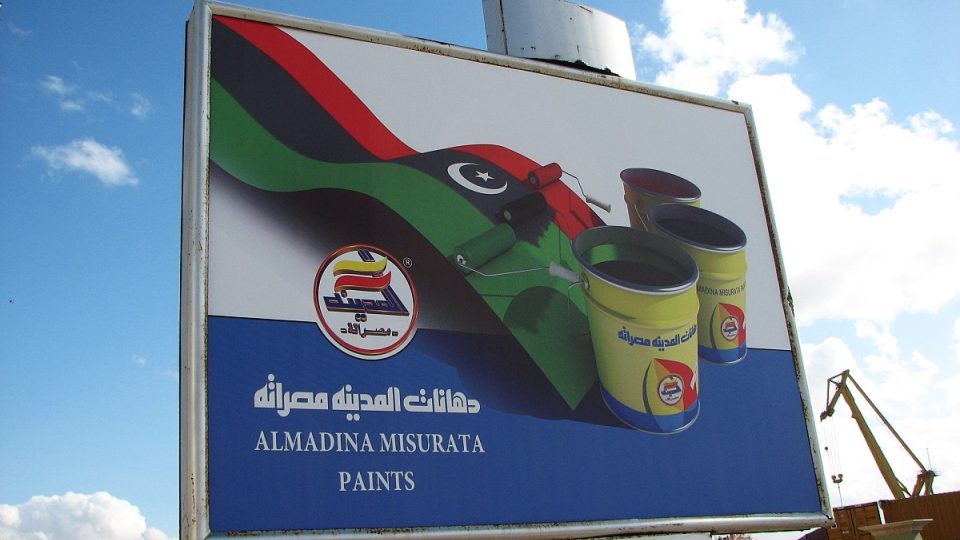 Libyjské barvy najdete v Benghází všude