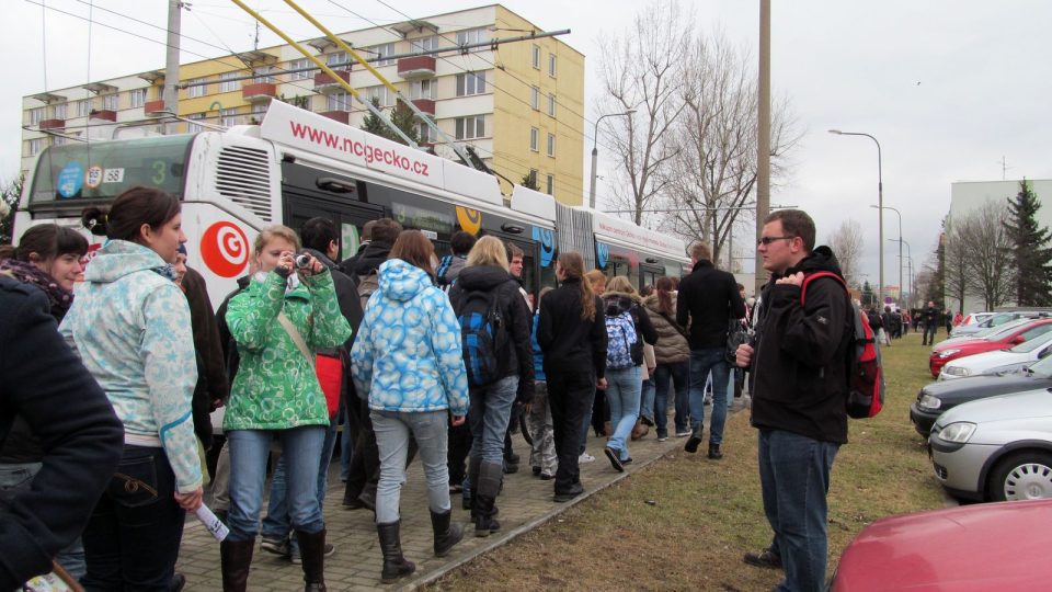 Studenti Jihočeské univerzity protestují proti školské reformě