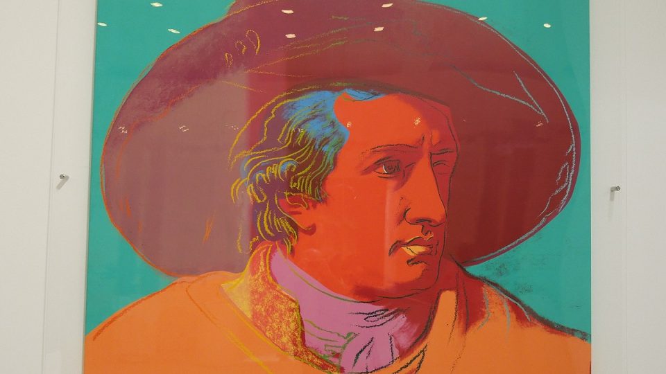 Andy Warhol nesmí chybět v žádné světové sbírce moderního umění. Obraz Goethe je pro Frankfurt, který je rodištěm velkého básníka, symbolický