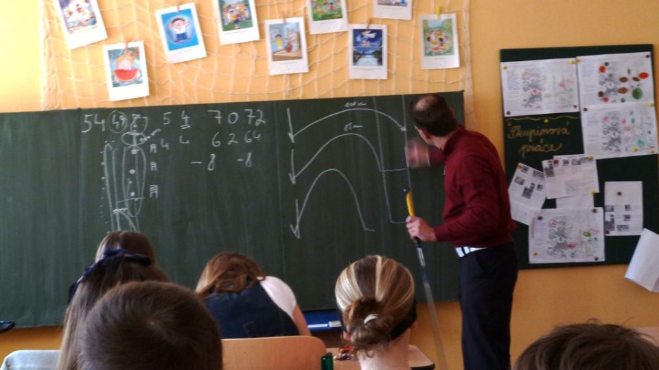 Golfová třída na základní škole v Kuřimi