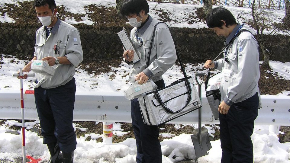 Japonci pravidelně měří míru radiace