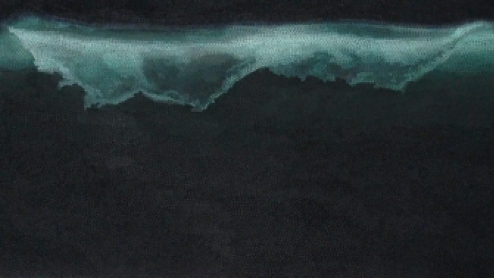 Eva Sakuma, Vlna, 50 x 162 cm, 2012