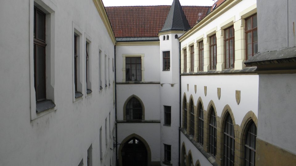 Olomoucká radnice - pohled na nádvoří