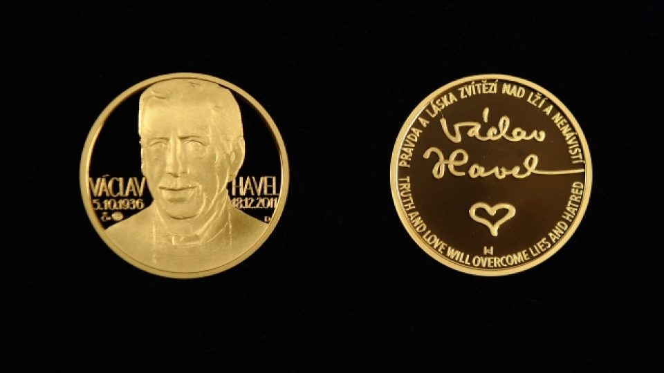 Medaile s Václavem Havlem