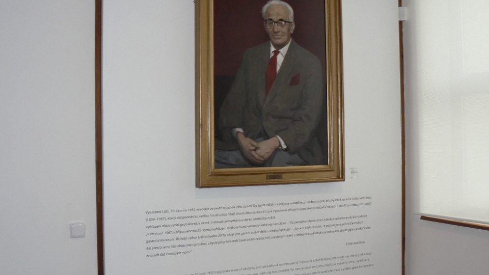 Zakladatel sbírky Sir Barnett Stross Zakladatel sbírky Sir Barnett Stross