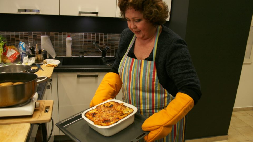 Naďa Konvalinková a lasagne