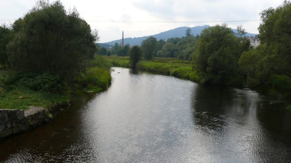 Horní tok Vltavy, po němž se plavilo dřevo ještě ve dvacátém století