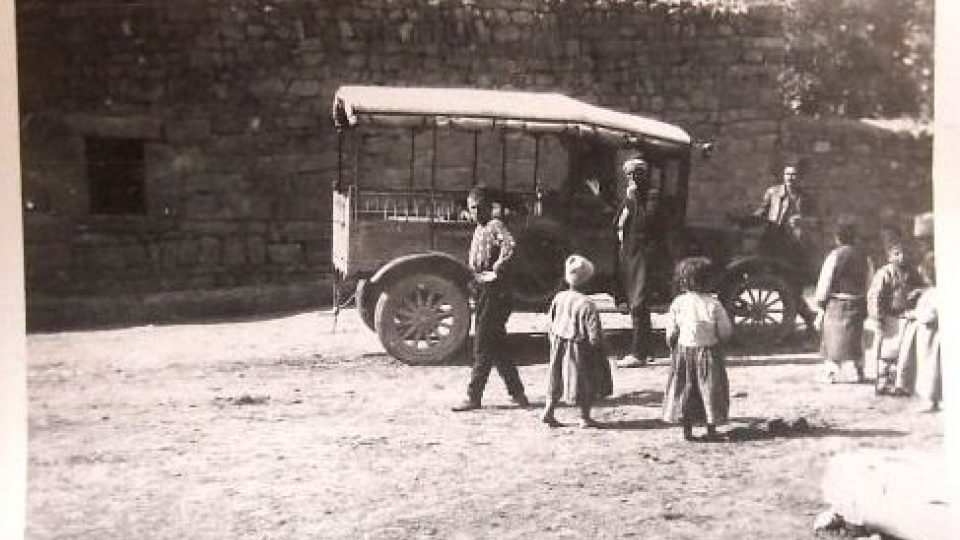 Automobil Bedřicha Hrozného při jeho archeologických cestách v turecké Kaisarii