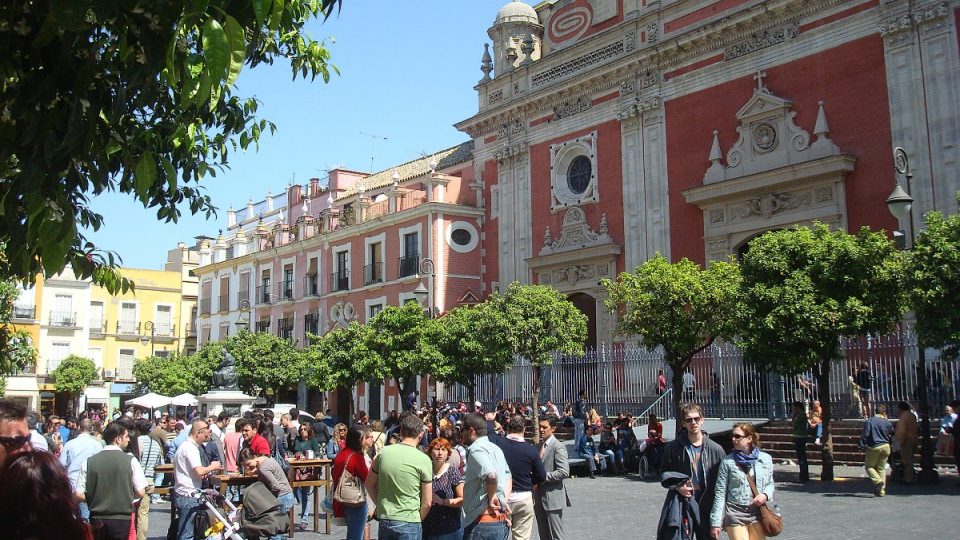 Plaza del Salvador v Seville