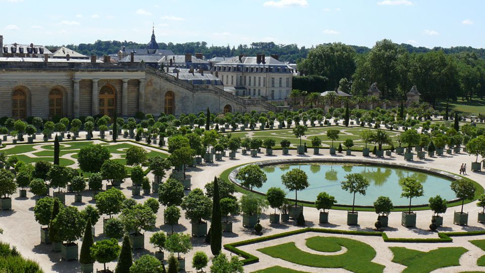 oranžerie ve Versailles