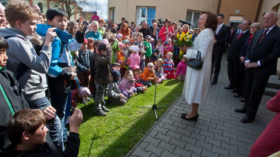 Setkání s dětmi ve Sviadnově